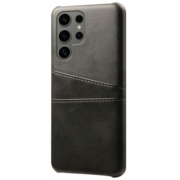 Samsung Galaxy S25 Ultra Deksel med To Kortlommer Svart