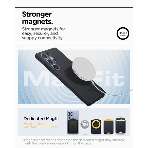 Spigen Samsung Galaxy S25 Ultra Deksel Nano Pop MagFit Black Sesame