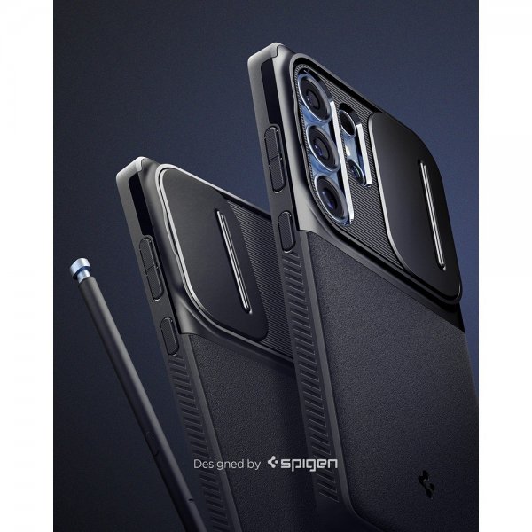 Spigen Samsung Galaxy S25 Ultra Deksel Optik Armor Svart