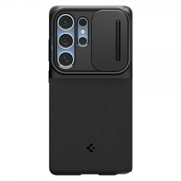 Spigen Samsung Galaxy S25 Ultra Deksel Optik Armor Svart