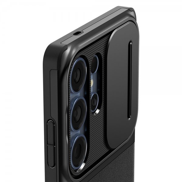 Spigen Samsung Galaxy S25 Ultra Deksel Optik Armor Svart