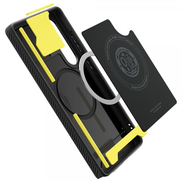 Spigen Samsung Galaxy S25 Ultra Deksel Rugged Armor MagFit Matte Black