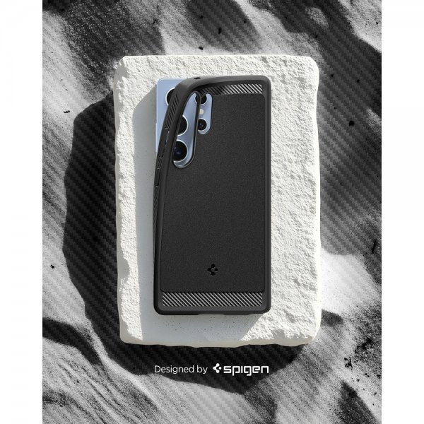 Spigen Samsung Galaxy S25 Ultra Deksel Rugged Armor MagFit Matte Black