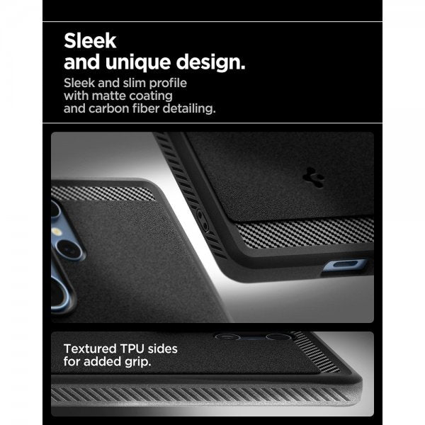 Spigen Samsung Galaxy S25 Ultra Deksel Rugged Armor MagFit Matte Black