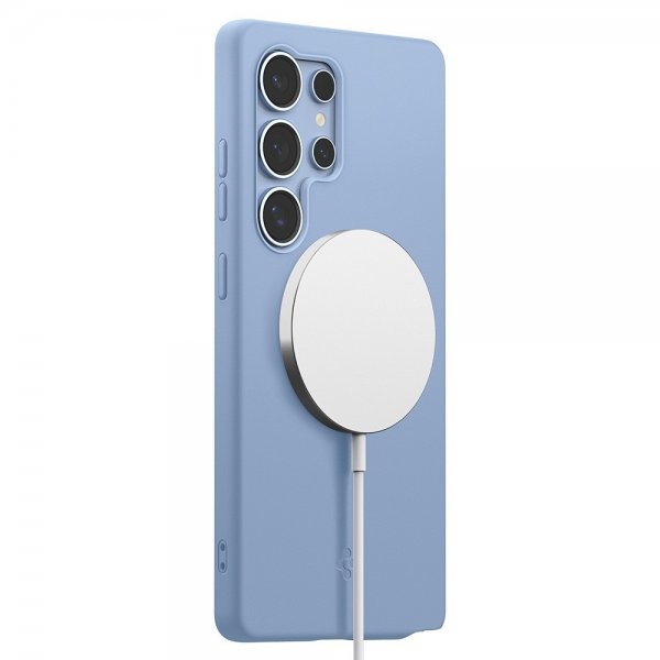 Spigen Samsung Galaxy S25 Ultra Deksel Silicone Fit MagFit Sapphire Blue