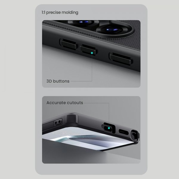 Nillkin Samsung Galaxy S25 Ultra Deksel Super Frosted Shield Pro MagSafe Svart