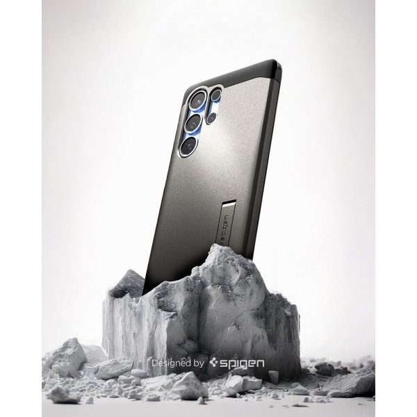 Spigen Samsung Galaxy S25 Ultra Deksel Tough Armor MagFit Gunmetal