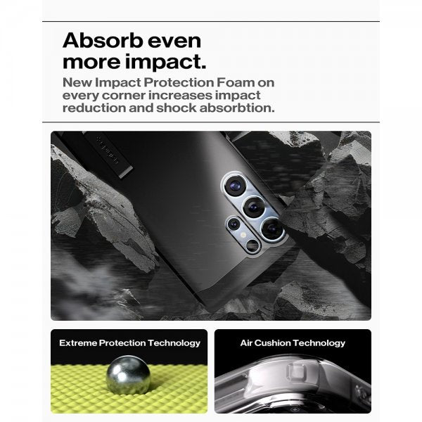 Spigen Samsung Galaxy S25 Ultra Deksel Tough Armor MagFit Svart