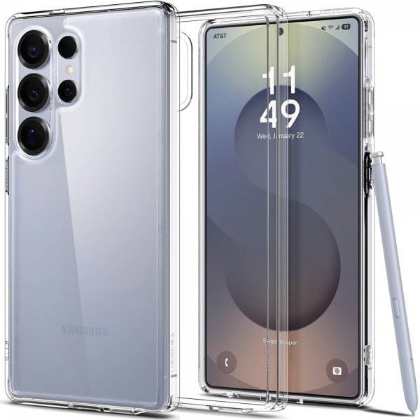 Spigen Samsung Galaxy S25 Ultra Deksel Ultra Hybrid Crystal Clear