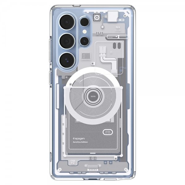Spigen Samsung Galaxy S25 Ultra Deksel Ultra Hybrid Zero One MagFit Hvit
