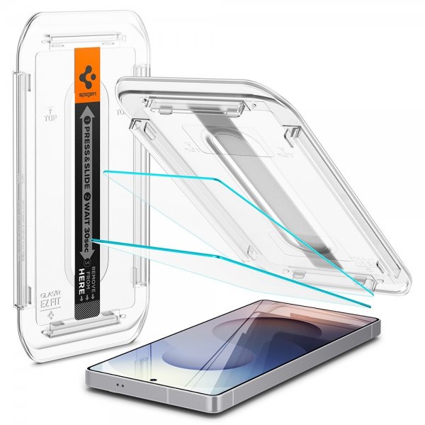 Spigen Samsung Galaxy S25 Ultra Skjermbeskytter GLAS.tR EZ Fit 2-pakning
