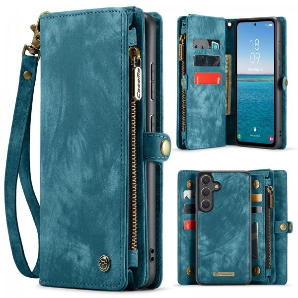 CaseMe Samsung Galaxy S26 Plus Etui 008 Series Avtakbart Deksel Blå