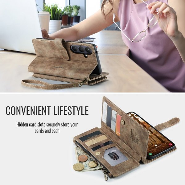 CaseMe Samsung Galaxy S26 Plus Etui C30 Series Brun