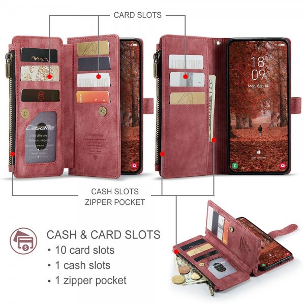 CaseMe Samsung Galaxy S26 Plus Etui C30 Series Rød