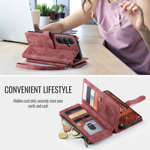 CaseMe Samsung Galaxy S26 Plus Etui C30 Series Rød