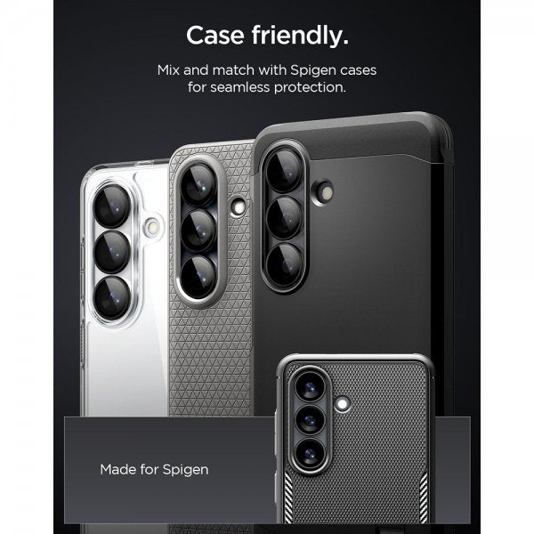 Spigen Samsung Galaxy S26 Plus Kamerabeskytter GLAS.tR EZ Fit Optik Pro 2-pakning Svart