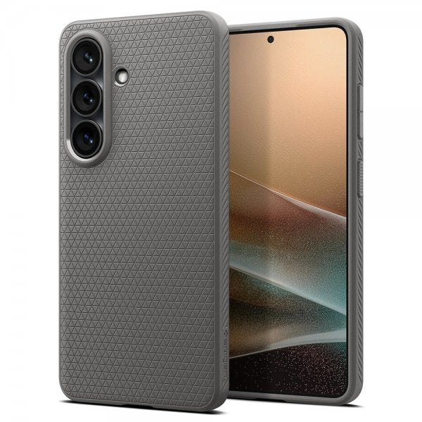 Spigen Samsung Galaxy S26 Plus Deksel Liquid Air Marble Gray