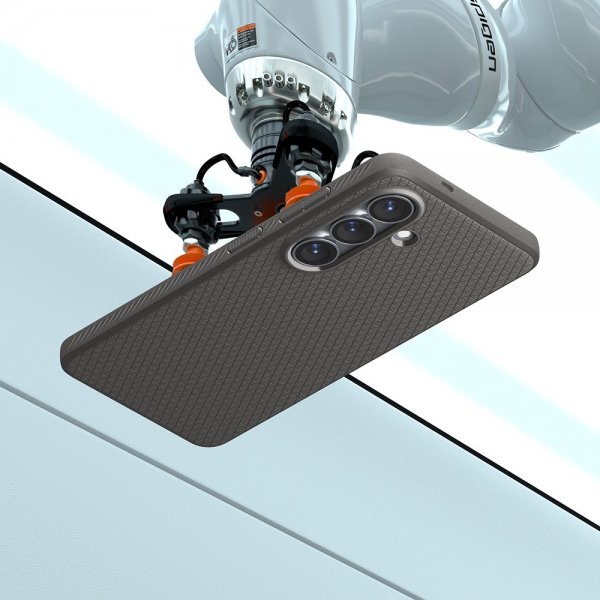 Spigen Samsung Galaxy S26 Plus Deksel Liquid Air Marble Gray