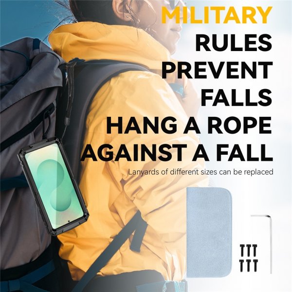 R-JUST Samsung Galaxy S26 Plus Deksel Metall Støtsikker Svart