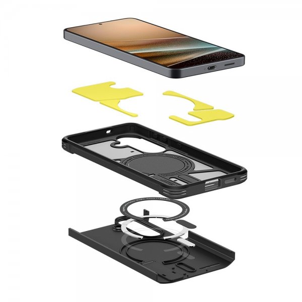 Spigen Samsung Galaxy S26 Plus Deksel Tough Armor MagFit Svart