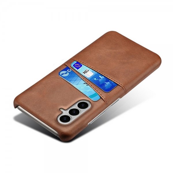 Samsung Galaxy S26 Deksel med To Kortlommer Brun