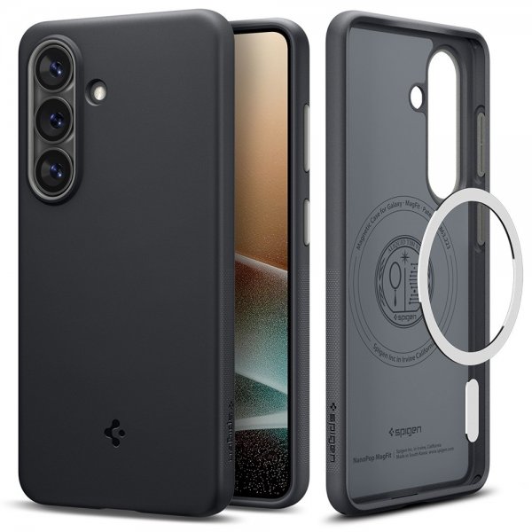 Spigen Samsung Galaxy S26 Deksel Nano Pop MagFit Black Sesame