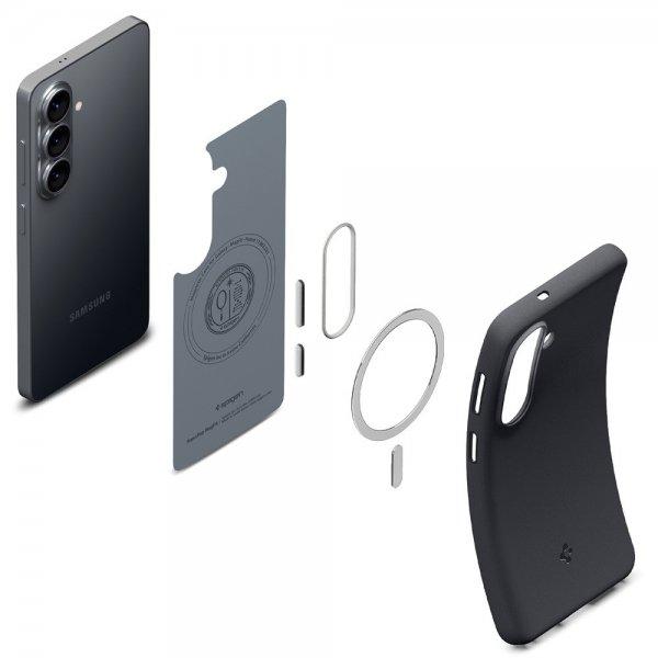 Spigen Samsung Galaxy S26 Deksel Nano Pop MagFit Black Sesame