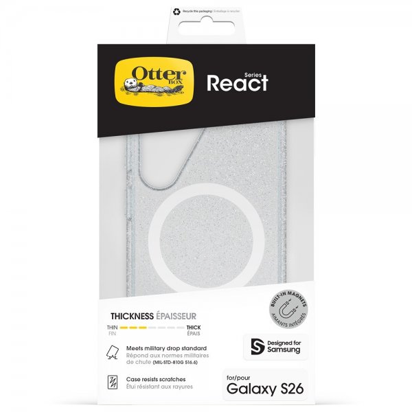 Otterbox Samsung Galaxy S26 Deksel React MagSafe Stardust