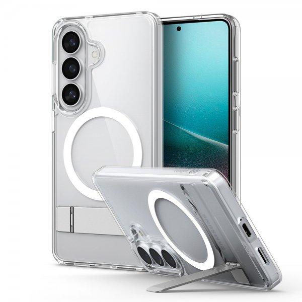 Spigen Samsung Galaxy S26 Deksel Ultra Hybrid S MagFit Clear White