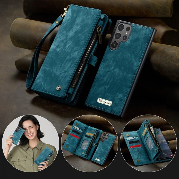 CaseMe Samsung Galaxy S26 Ultra Etui 008 Series Avtakbart Deksel Blå