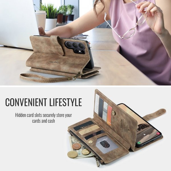 CaseMe Samsung Galaxy S26 Ultra Etui C30 Series Brun