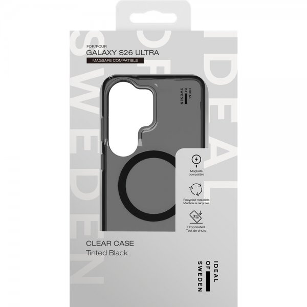 Ideal of Sweden Samsung Galaxy S26 Ultra Deksel Clear Case MagSafe Tinted Black