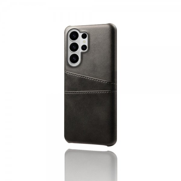 Samsung Galaxy S26 Ultra Deksel med To Kortlommer Svart