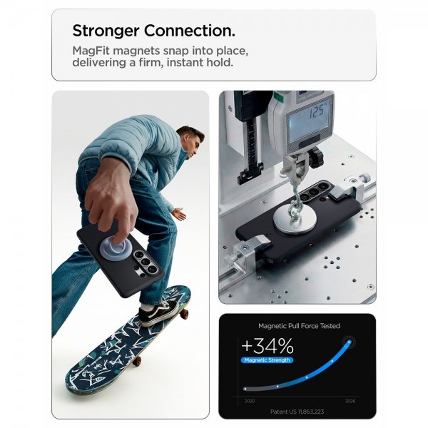 Spigen Samsung Galaxy S26 Ultra Deksel Nano Pop MagFit Black Sesame