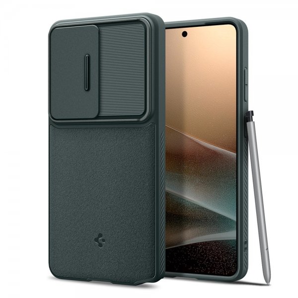 Spigen Samsung Galaxy S26 Ultra Deksel Optik Armor Abyss Green