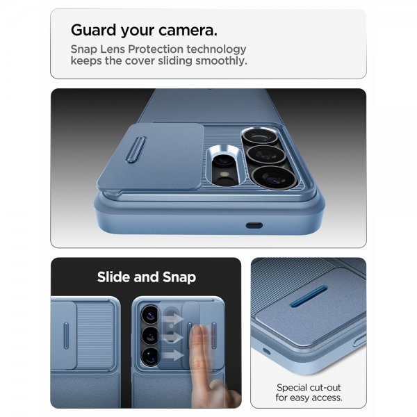 Spigen Samsung Galaxy S26 Ultra Deksel Optik Armor Light Blue