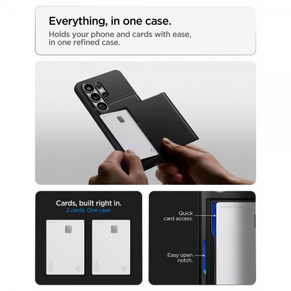 Spigen Samsung Galaxy S26 Ultra Deksel Slim Armor CS Svart