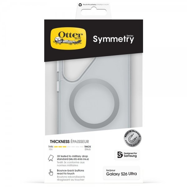 Otterbox Samsung Galaxy S26 Ultra Deksel Symmetry Clear MagSafe Transparent