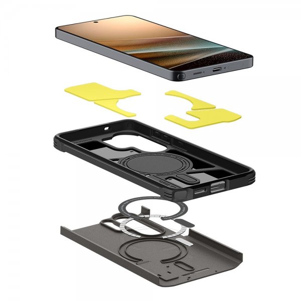 Spigen Samsung Galaxy S26 Ultra Deksel Tough Armor MagFit Gunmetal
