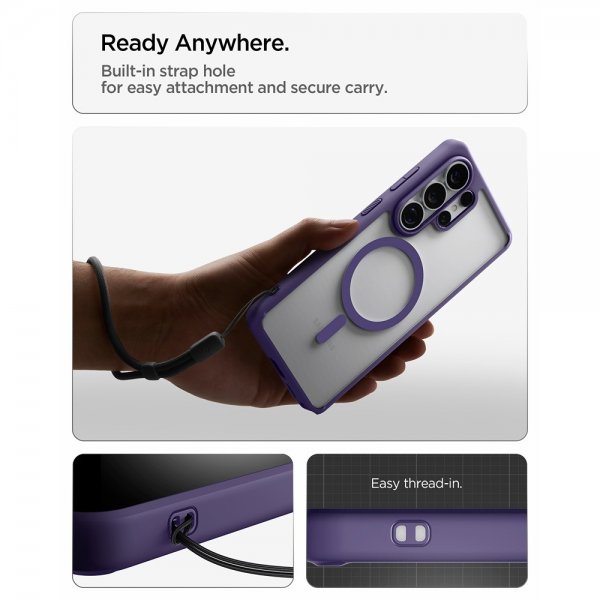 Spigen Samsung Galaxy S26 Ultra Deksel Ultra Hybrid MagFit Deep Purple