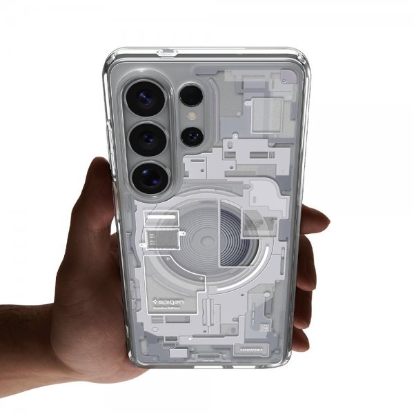 Spigen Samsung Galaxy S26 Ultra Deksel Ultra Hybrid MagFit Zero One Hvit