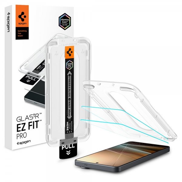 Spigen Samsung Galaxy S26 Ultra Skjermbeskytter GLAS.tR EZ Fit Pro Anti Reflection 2-pakning