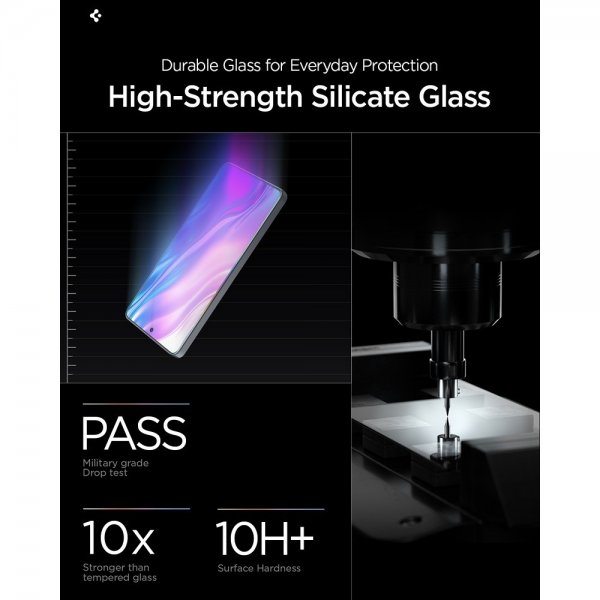 Spigen Samsung Galaxy S26 Ultra Skjermbeskytter GLAS.tR EZ Fit Pro Anti Reflection 2-pakning