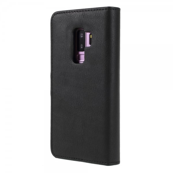 Dg.Ming Samsung Galaxy S9 Plus Plånboksetui Löstagbart Deksel Svart