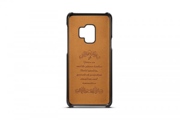 Samsung Galaxy S9 Deksel Kortlomme PU-skinn Svart