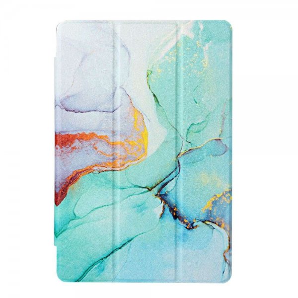 Samsung Galaxy Tab A7 Etui Motiv Grønn Marmor