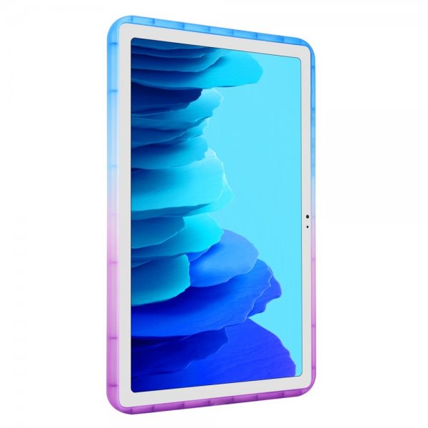 Samsung Galaxy Tab A7 Deksel Glitter Gradient Blå Lilla