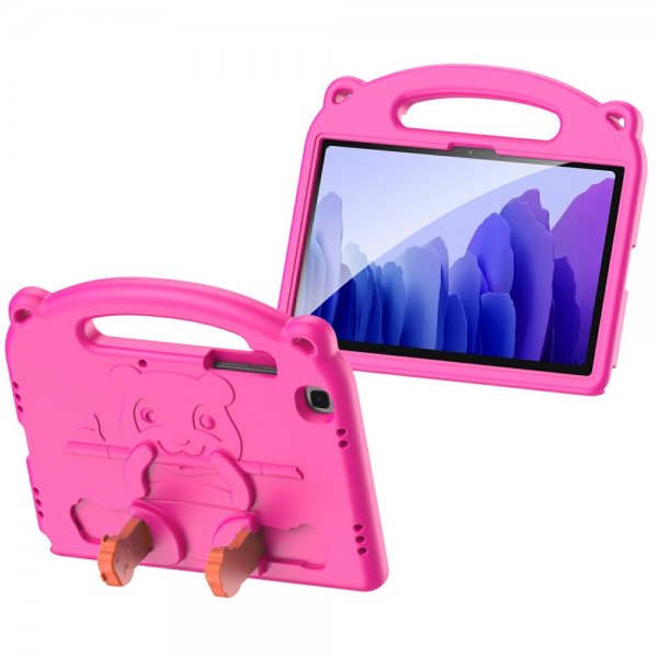 Dux Ducis Samsung Galaxy Tab A7 Deksel Panda Magenta