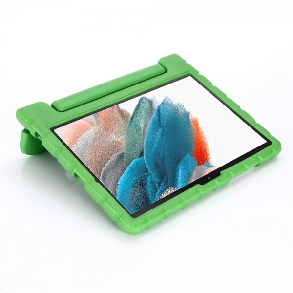 Samsung Galaxy Tab A8 Deksel med Håndtak Grønn