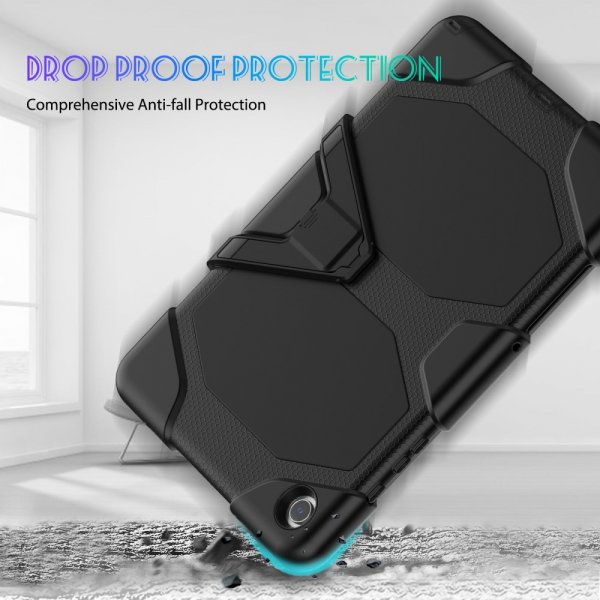 Samsung Galaxy Tab A9 Plus/Tab A11 Plus Deksel Heavy Duty Armor Svart